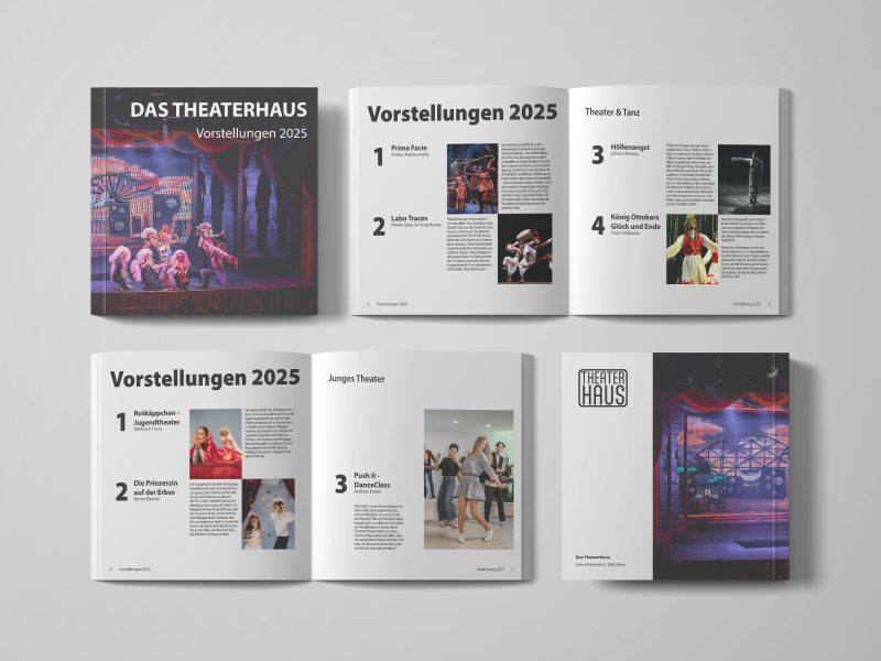 Seiten eines Theaterprogramms
